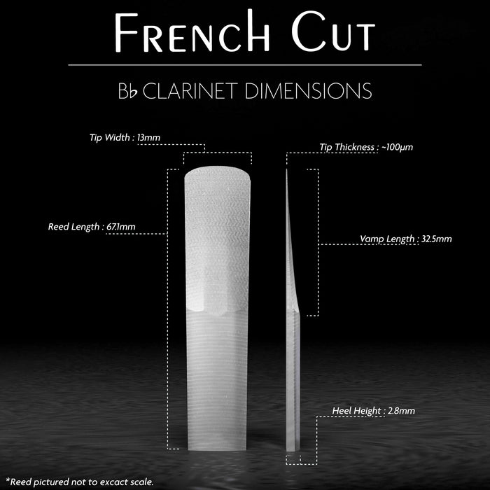 French Cut Clarinet Reeds