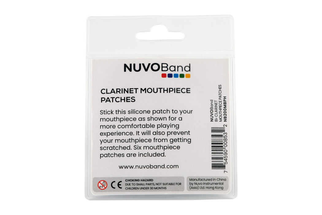 NUVOBand Bb Clarinet Mouthpiece Patches