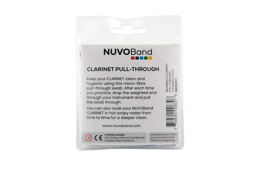 NUVOBand Clarinet Pull-Through Cleaning Cloth