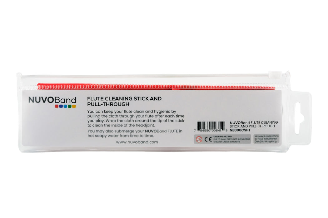 NUVOBand Flute Cleaning Stick and Pull-through