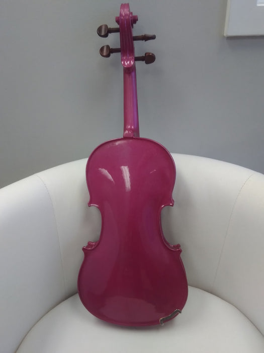 Harlequin 4/4 Pink Violin Outfit - Imperfect
