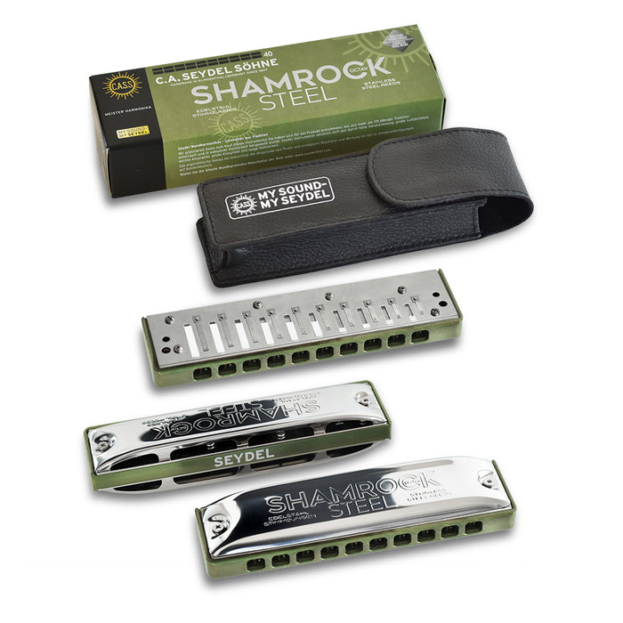 Shamrock Steel Octave Harmonica