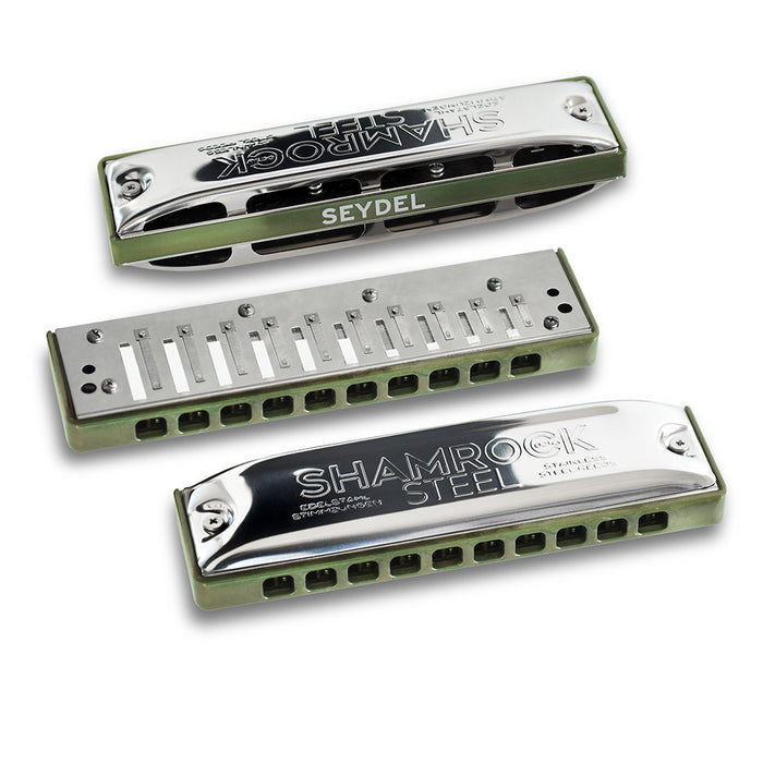 Shamrock Steel Octave Harmonica