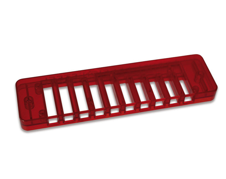 Session Steel Plastic Red Comb