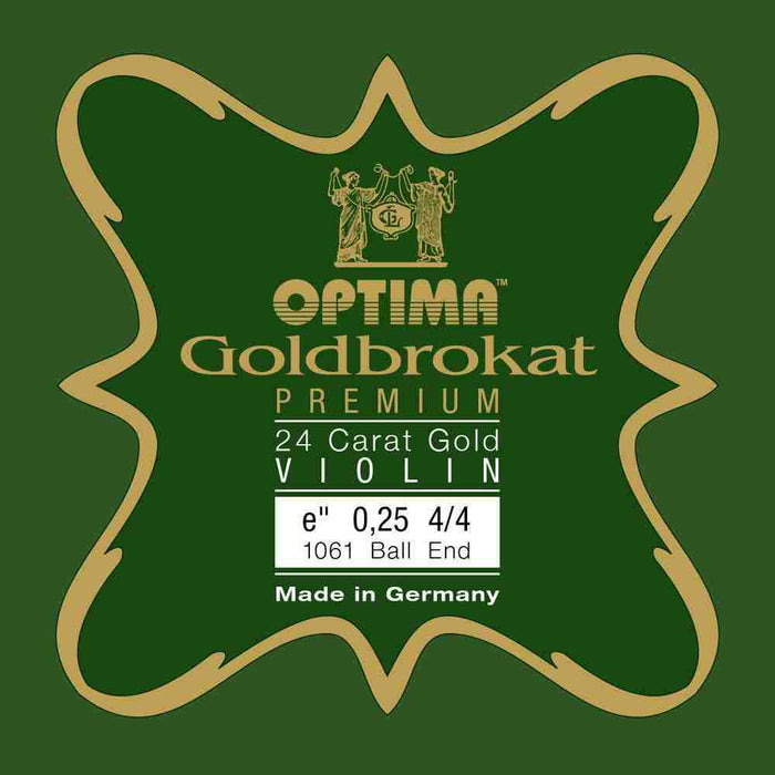 Goldbrokat 24K GOLD Premium Violin Single Strings