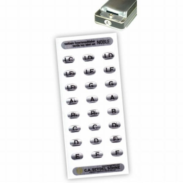 Seydel 1847 Noble Key Sticker Set | Counterpoint Music | Wholesale ...